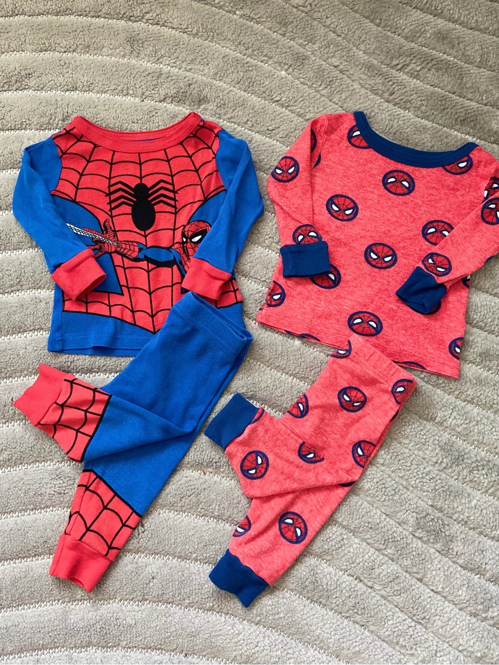 Boys Marvel Spider-Man Pyjamas Set 2-Pack Size 12m
